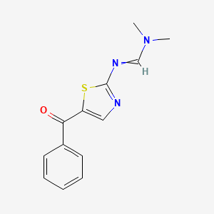 N'-(5-benzoyl-1,3-thiazol-2-yl)-N,N-dimethylmethanimidamide