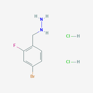 (4-Bromo-2-fluorobenzyl)hydrazine dihydrochloride