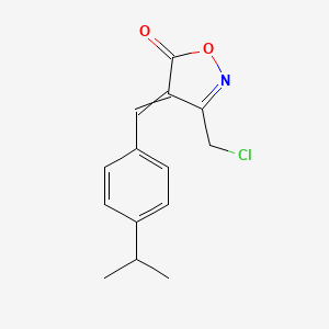 (4E)-3-(chloromethyl)-4-(4-isopropylbenzylidene)isoxazol-5(4H)-one