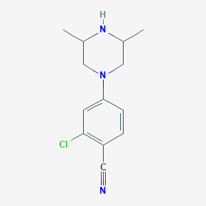 2-Chloro-4-(3,5-dimethylpiperazin-1-yl)benzonitrile