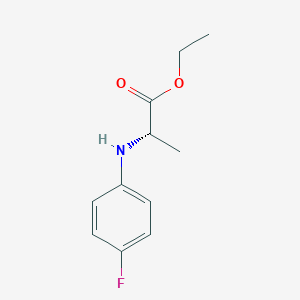 Ethyl (2S)-2-[(4-fluorophenyl)amino]propanoate