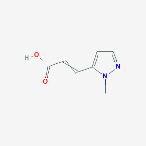 molecular formula C7H8N2O2 B11723993 (2-Methyl-2H-pyrazol-3-yl)acrylic acid 