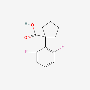 1-(2,6-Difluorophenyl)cyclopentanecarboxylic Acid