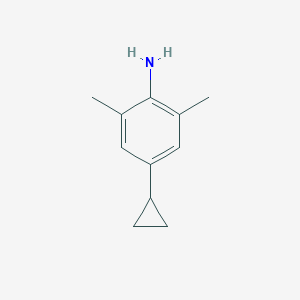 molecular formula C11H15N B11724010 4-Cyclopropyl-2,6-dimethylaniline 