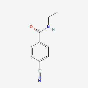 molecular formula C10H10N2O B11724019 4-cyano-N-ethylbenzamide 