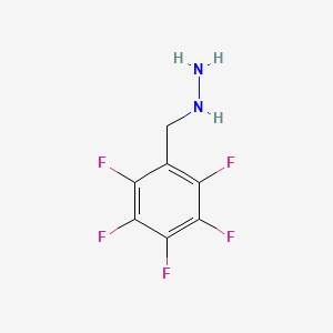 [(2,3,4,5,6-Pentafluorophenyl)methyl]hydrazine