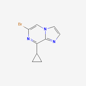 6-Bromo-8-cyclopropylimidazo[1,2-a]pyrazine