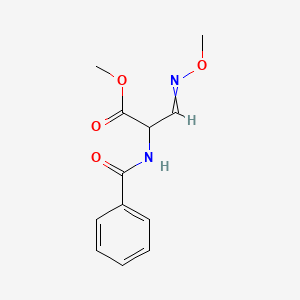 Methyl 3-(methoxyimino)-2-(phenylformamido)propanoate