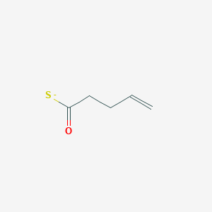 molecular formula C5H7OS- B11724117 Pent-4-enethioate 