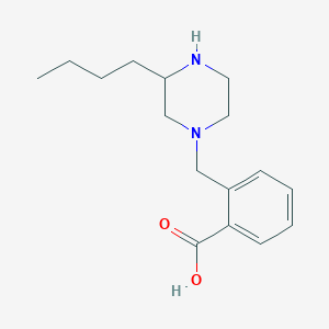 1-(2-Carboxyphenyl methyl)-3-n-butyl piperazine