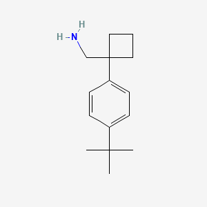 1-[4-(tert-Butyl)phenyl]cyclobutanemethanamine