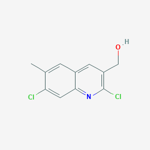 (2,7-Dichloro-6-methylquinolin-3-yl)methanol