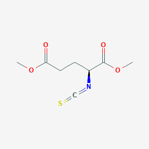 molecular formula C8H11NO4S B11724204 1,5-Dimethyl (2S)-2-isothiocyanatopentanedioate 