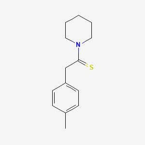 2-(4-Methylphenyl)-1-(piperidin-1-yl)ethane-1-thione