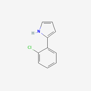 molecular formula C10H8ClN B11724233 2-(2-Chlorophenyl)pyrrole 