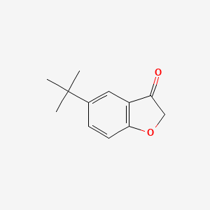 molecular formula C12H14O2 B11724257 5-(tert-Butyl)benzofuran-3(2H)-one 