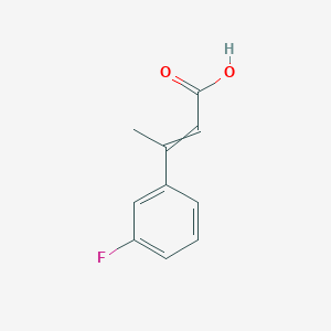 3-(3-fluorophenyl)but-2-enoic acid