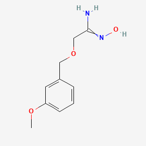 N'-hydroxy-2-[(3-methoxyphenyl)methoxy]ethanimidamide