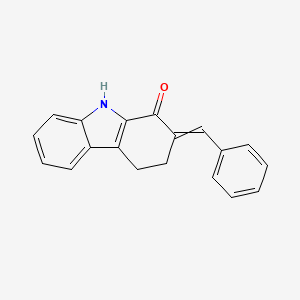 2-(phenylmethylidene)-2,3,4,9-tetrahydro-1H-carbazol-1-one