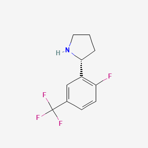 (R)-2-(2-fluoro-5-(trifluoromethyl)phenyl)pyrrolidine