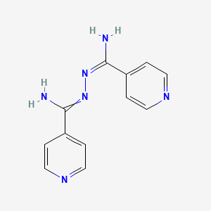 (Z)-N'-[(pyridin-4-yl)methanimidamido]pyridine-4-carboximidamide