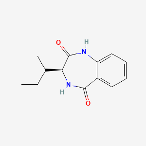 (3S)-3-(butan-2-yl)-2,3,4,5-tetrahydro-1H-1,4-benzodiazepine-2,5-dione