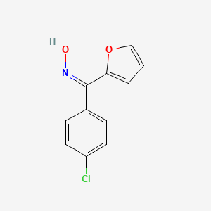 molecular formula C11H8ClNO2 B11724380 (4-Chlorophenyl)(furan-2-yl)methanone oxime 