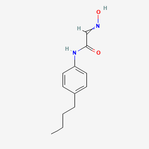 molecular formula C12H16N2O2 B11724406 N-(4-butylphenyl)-2-(N-hydroxyimino)acetamide 