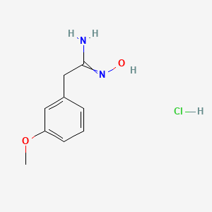 N'-Hydroxy-2-(3-methoxyphenyl)acetimidamide hydrochloride