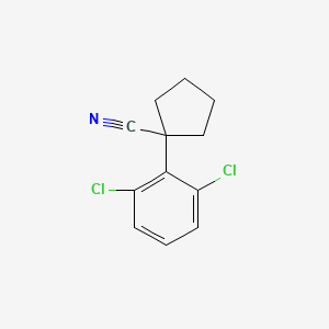 1-(2,6-Dichlorophenyl)cyclopentanecarbonitrile