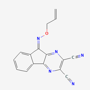 (9Z)-9-prop-2-enoxyiminoindeno[1,2-b]pyrazine-2,3-dicarbonitrile