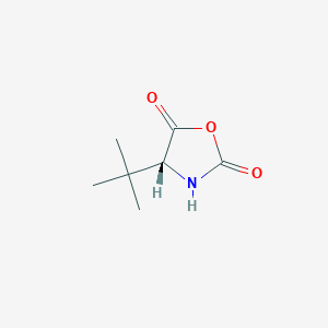 molecular formula C7H11NO3 B11724440 (R)-4-(tert-Butyl)oxazolidine-2,5-dione 