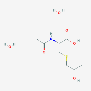 molecular formula C8H19NO6S B11724467 N-Acetyl-S-(2-hydroxypropyl)cysteine, dihydrate 