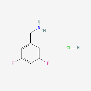 molecular formula C7H8ClF2N B11724506 3,5-Difluorobenzylamine hydrochloride 