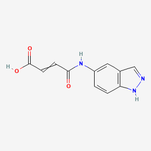 4-(1H-indazol-5-ylamino)-4-oxobut-2-enoic acid