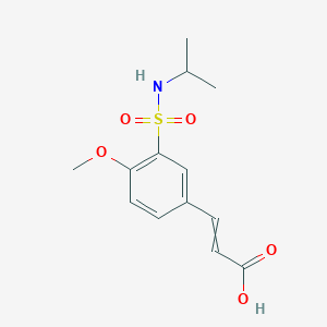 3-(3-(n-Isopropylsulfamoyl)-4-methoxyphenyl)acrylic acid