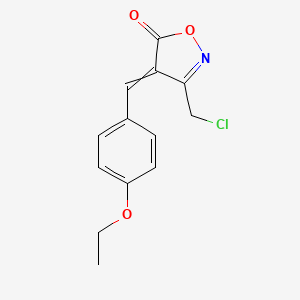 3-(Chloromethyl)-4-[(4-ethoxyphenyl)methylidene]-1,2-oxazol-5-one