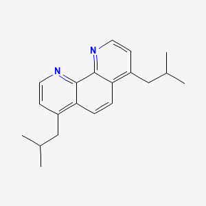 molecular formula C20H24N2 B11724583 4,7-Bis(2-methylpropyl)-1,10-phenanthroline 