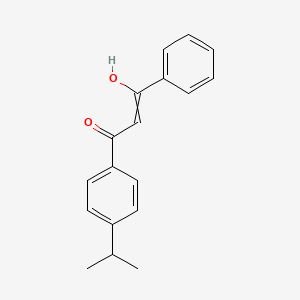 molecular formula C18H18O2 B11724591 3-Hydroxy-3-(4-isopropylphenyl)-1-phenylprop-2-en-1-one 