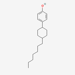 molecular formula C19H30O B11724599 4-(trans-4-Heptylcyclohexyl)phenol 