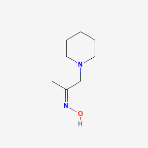 (E)-N-[1-(Piperidin-1-YL)propan-2-ylidene]hydroxylamine