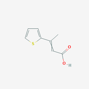 (2E)-3-(thiophen-2-yl)but-2-enoic acid