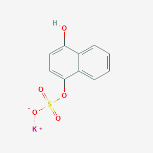 molecular formula C10H7KO5S B11724639 Potassium 4-hydroxynaphthalen-1-YL sulfate 