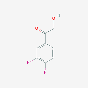 molecular formula C8H6F2O2 B11724647 3',4'-Difluoro-2-hydroxyacetophenone 