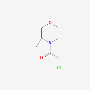 1-(3,3-Dimethylmorpholin-4-yl)-2-chloroethan-1-one