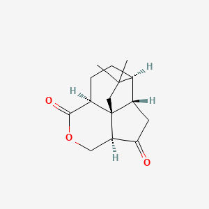 (1R,2S,5R,9S,12S)-13,13-dimethyl-7-oxatetracyclo[7.5.0.01,5.02,12]tetradecane-4,8-dione