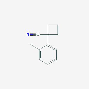 1-(2-Methylphenyl)cyclobutanecarbonitrile