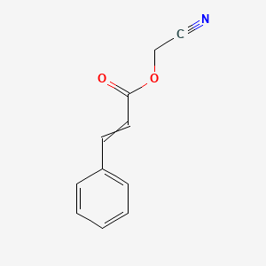 molecular formula C11H9NO2 B11724695 Cyanomethyl 3-phenylprop-2-enoate 