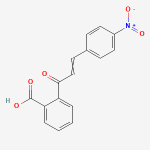 molecular formula C16H11NO5 B11724697 2-[3-(4-nitrophenyl)prop-2-enoyl]benzoic Acid 