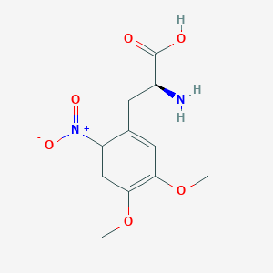 (2S)-2-amino-3-(4,5-dimethoxy-2-nitrophenyl)propanoic acid